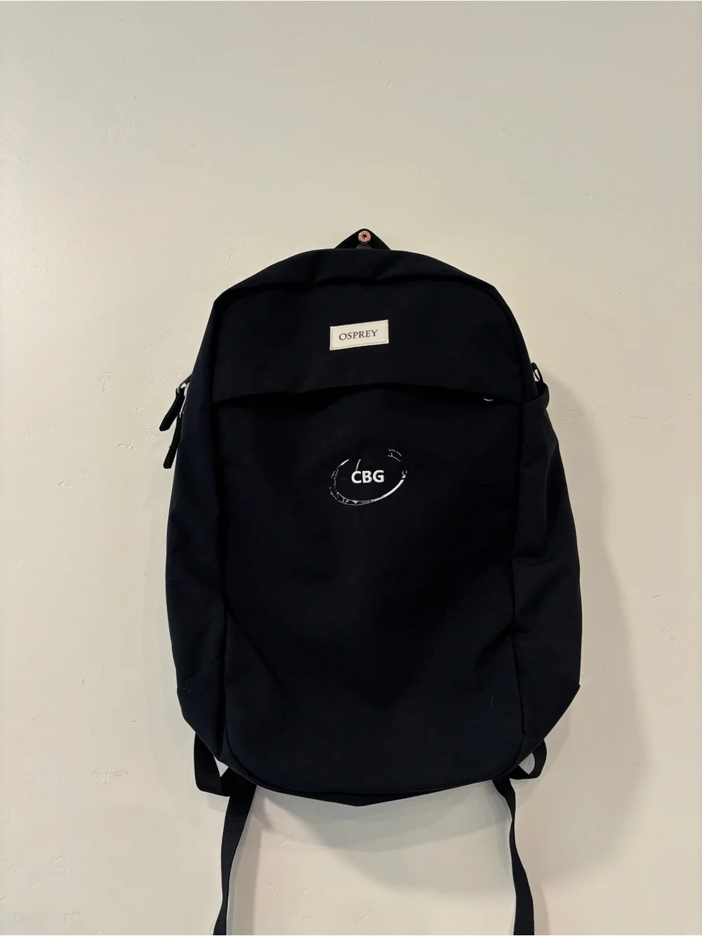 Osprey Arcane Backpack Black Commuter Travel School 20L Logo